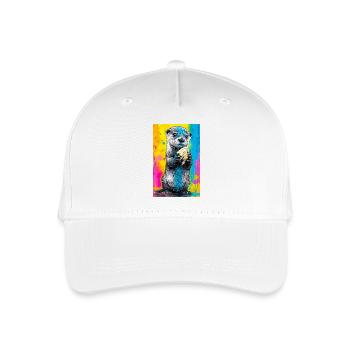 Otter - Kinder Bio Basecap - Weiß - Vorne