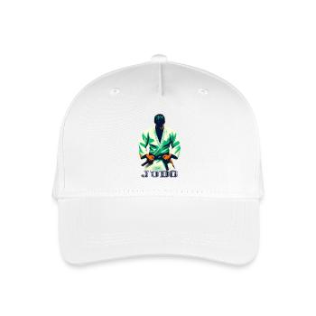 Judo - Kinder Bio Basecap - Weiß - Vorne