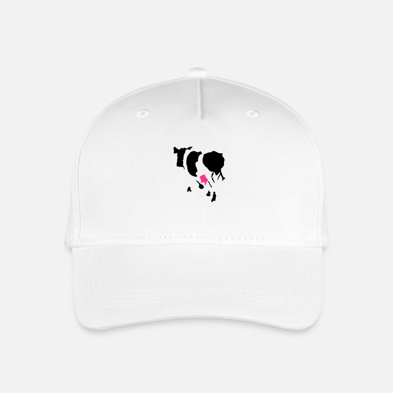 Die Kuh - Kinder Bio Basecap - Weiß