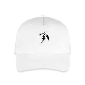 lightening - Organic Kids’ Baseball Cap - white - Front