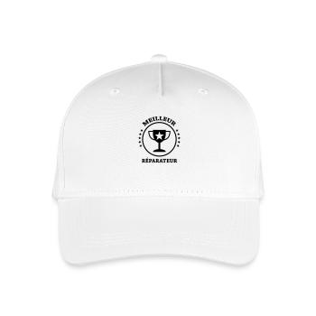 Repairer Repair Reparatur Réparateur Réparation - Organic Kids’ Baseball Cap - white - Front