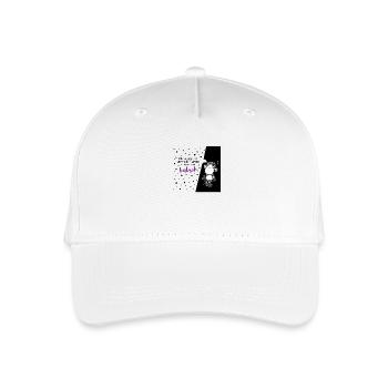 Sheepworld Nicht ewig hübsch - Kinder Bio Basecap - Weiß - Vorne