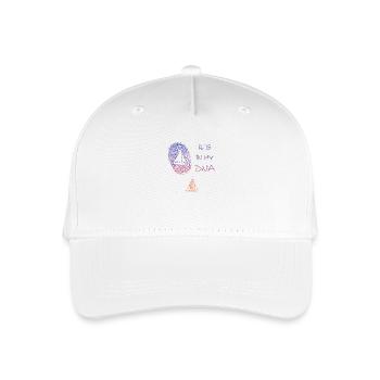 Skipper Kapitän Segelboot Segler Sailing DNA - Kinder Bio Basecap - Weiß - Vorne