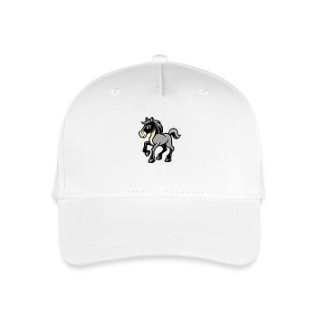 Cheval - Casquette de baseball bio Enfant - blanc - Devant
