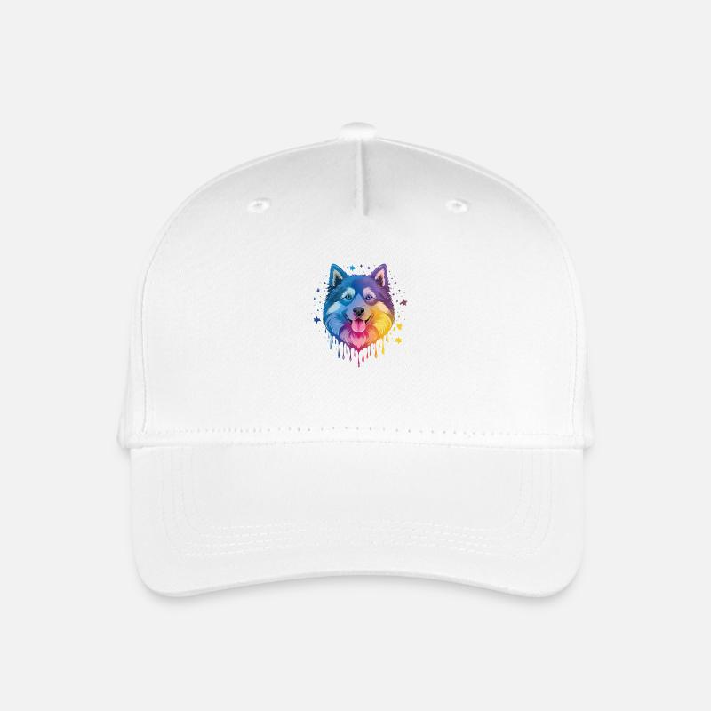 Finnische Lapphund Farben - Kinder Bio Basecap - Weiß