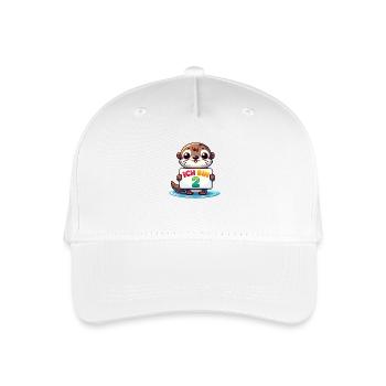 Ich bin 2 Jahre zweiter Geburtstag - Kinder Bio Basecap - Weiß - Vorne