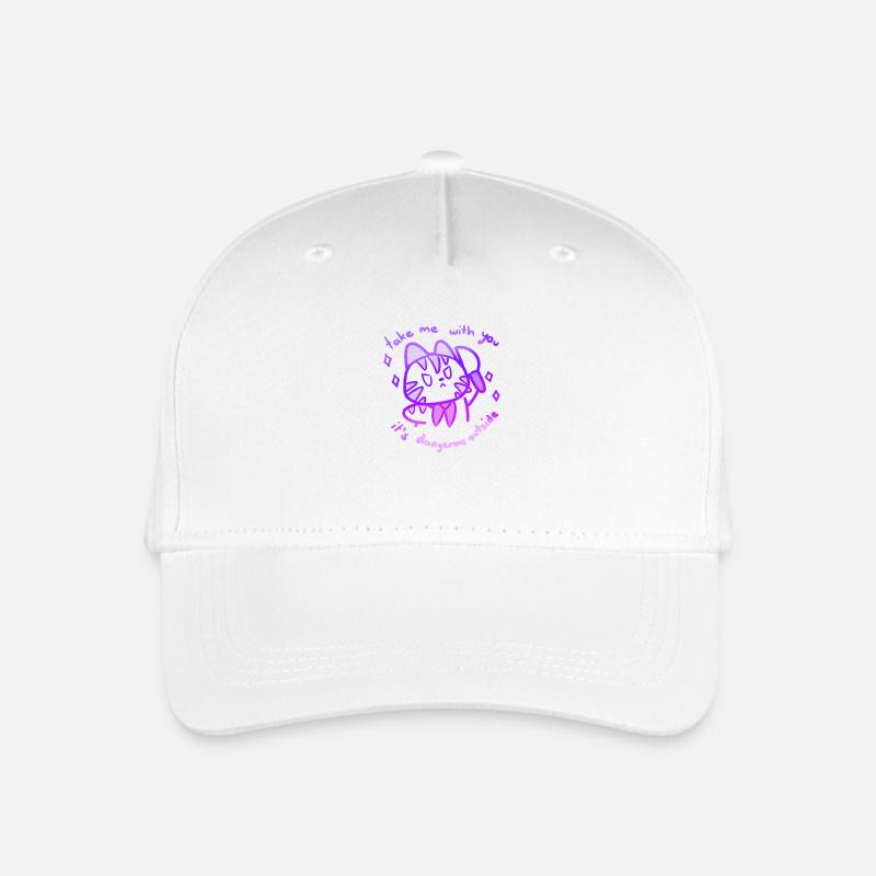 Take me with you - Kinder Bio Basecap - Weiß