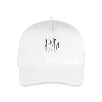Sebastian - Kinder Bio Basecap - Weiß - Vorne