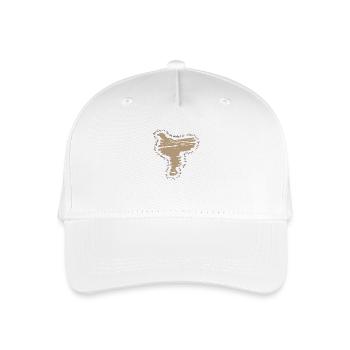 Saddle - Organic Kids’ Baseball Cap - white - Front