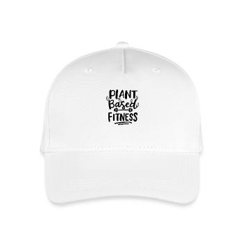 Plant based fitness - Kinder Bio Basecap - Weiß - Vorne