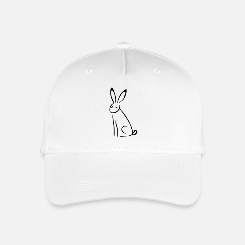 Lapin - Casquette de baseball bio Enfant - blanc