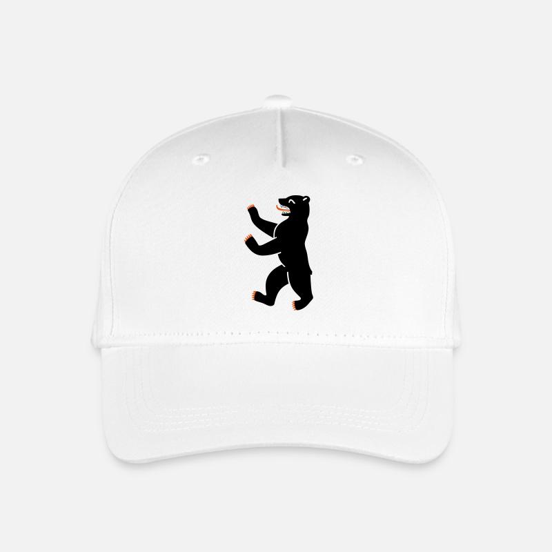Berliner Bär - Kinder Bio Basecap - Weiß