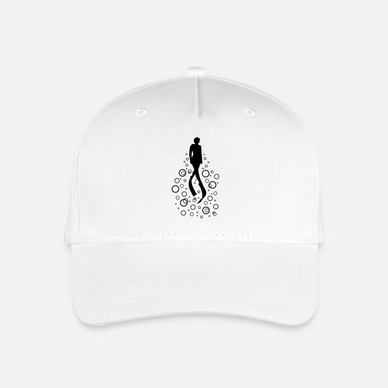 freedive 1 - Kinder Bio Basecap - Weiß