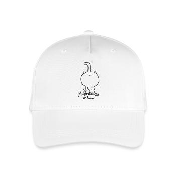 mehrkatze von hinten - Kinder Bio Basecap - Weiß - Vorne