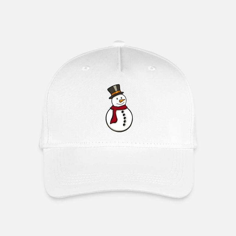 snowman - Kinder Bio Basecap - Weiß