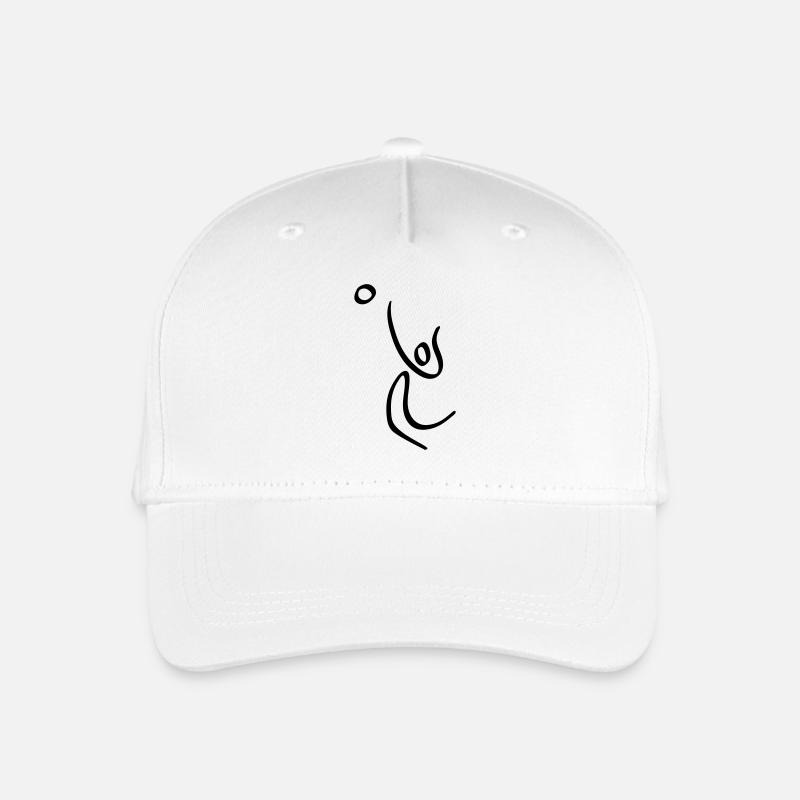 Volley-ball Icône - Casquette de baseball bio Enfant - blanc