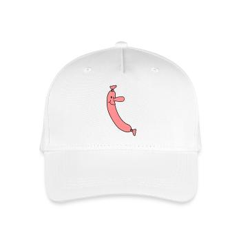 Sausage Man - Organic Kids’ Baseball Cap - white - Front