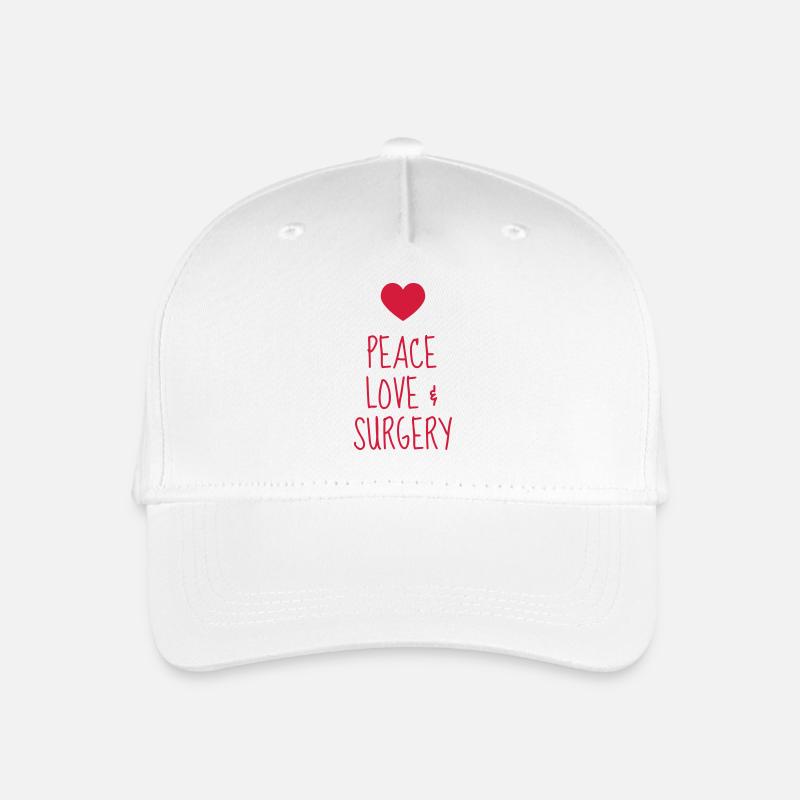 Arzt / Medizin / Chirurg / Chirurgie - Kinder Bio Basecap - Weiß