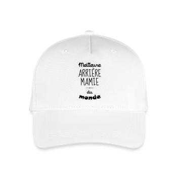 Grandma Oma Großmütter Mamy Mamie Grand-Mère - Organic Kids’ Baseball Cap - white - Front