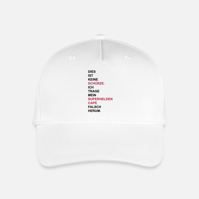 Schürze - Kinder Bio Basecap - Weiß