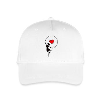 Tanzen - Kinder Bio Basecap - Weiß - Vorne
