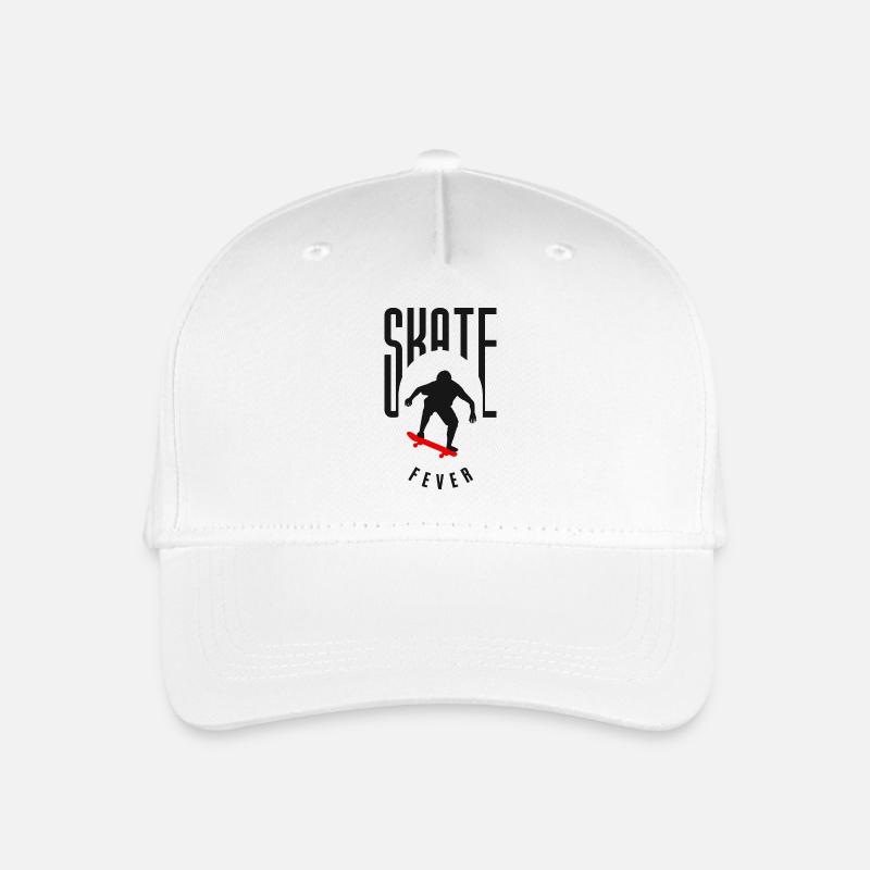 Skate Fever - Kinder Bio Basecap - Weiß