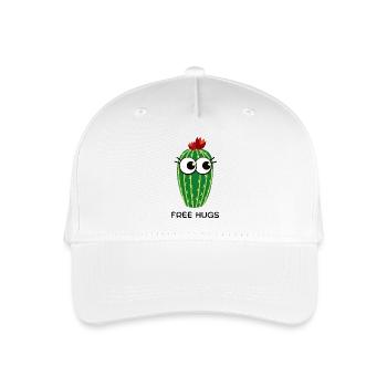 free hugs cactus - Kinder Bio Basecap - Weiß - Vorne