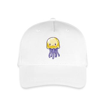 Jellyfish - Organic Kids’ Baseball Cap - white - Front