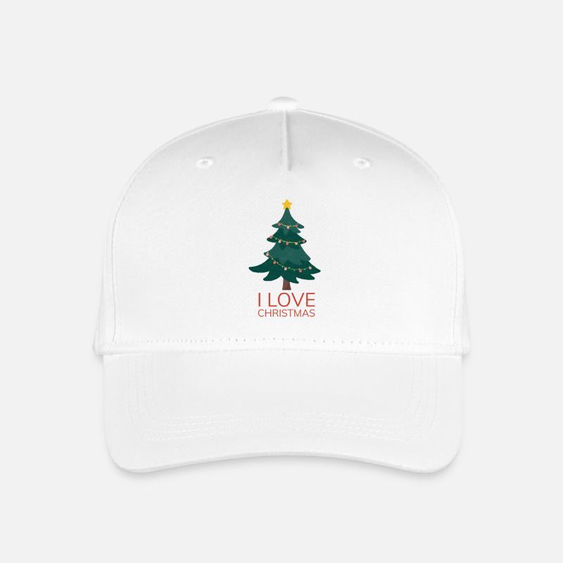 Ich liebe Weihnachten - Kinder Bio Basecap - Weiß