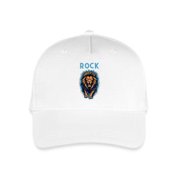 Lion de roche - Casquette de baseball bio Enfant - blanc - Devant