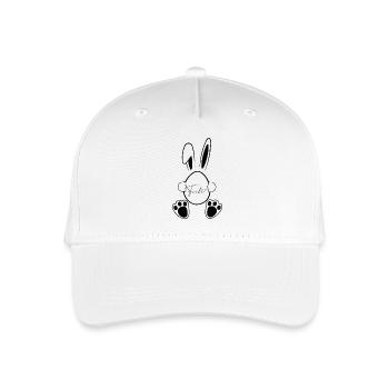 Frohe Ostern 🐰🌸 - Kinder Bio Basecap - Weiß - Vorne