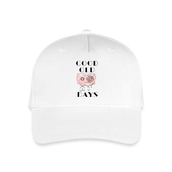 bonne vieille cassette Days blanc - Casquette de baseball bio Enfant - blanc - Devant