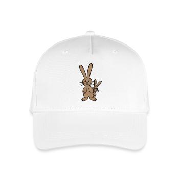 2 lapins enfant caché père deux bambin maman - Casquette de baseball bio Enfant - blanc - Devant