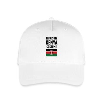 This my Kenya costume - Organic Kids’ Baseball Cap - white - Front