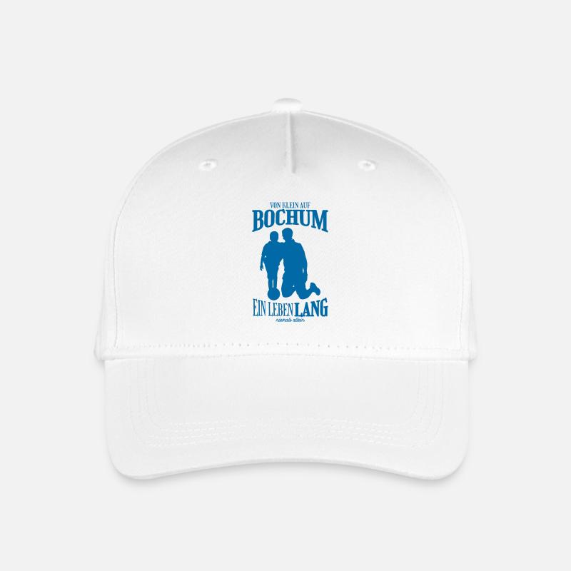 Bochum Fußball Fans Geschenk - Kinder Bio Basecap - Weiß