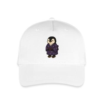 Kawaii Pinguin Chibi Cosplay Kimono Kultur  - Kinder Bio Basecap - Weiß - Vorne