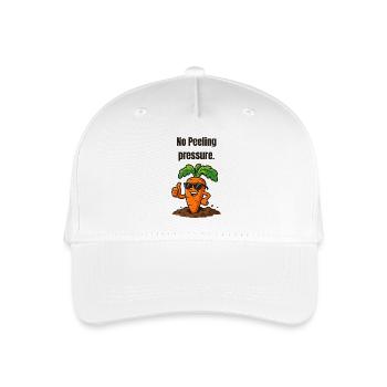 Kein Schälen Karotte - Kinder Bio Basecap - Weiß - Vorne