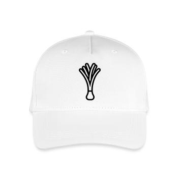 Lauch - Kinder Bio Basecap - Weiß - Vorne