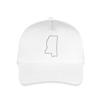 Carte du Mississippi - Casquette de baseball bio Enfant - blanc - Devant