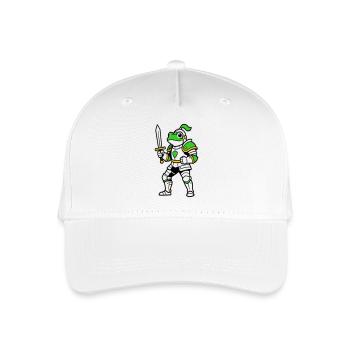 Frog Knight - Organic Kids’ Baseball Cap - white - Front