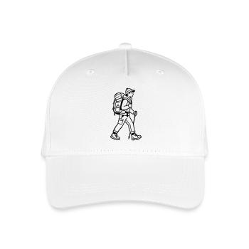 Hiking - Organic Kids’ Baseball Cap - white - Front