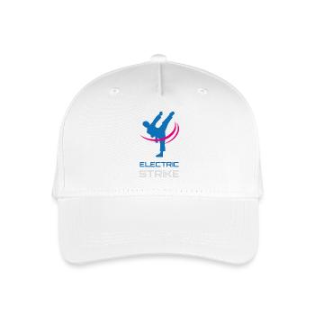 Electric Strike Néon Arts Martiaux Kickboxing - Casquette de baseball bio Enfant - blanc - Devant