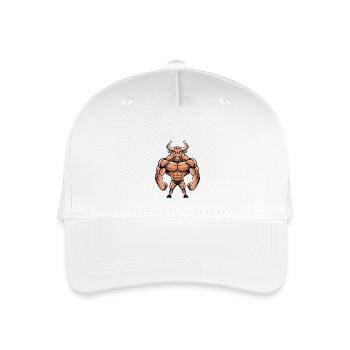 Stier - Kinder Bio Basecap - Weiß - Vorne