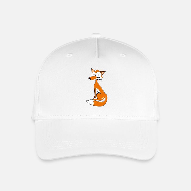 Fuchs - Kinder Bio Basecap - Weiß