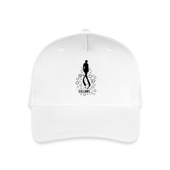 Dive freediver dreams 2 - Organic Kids’ Baseball Cap - white - Front