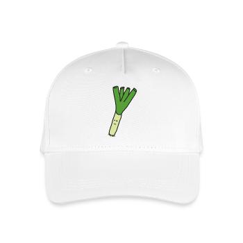 Lauch - Kinder Bio Basecap - Weiß - Vorne