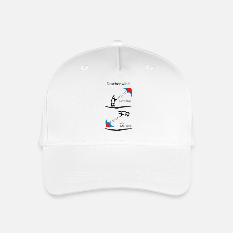 Drachenwind - Kinder Bio Basecap - Weiß
