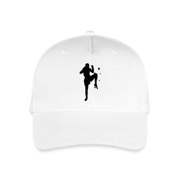 kickboxing - Organic Kids’ Baseball Cap - white - Front