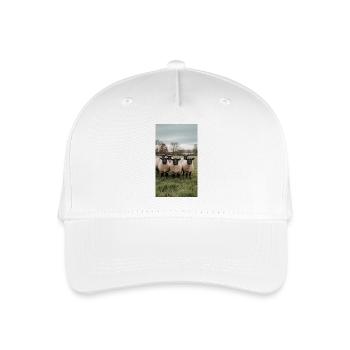 Moutons dans le pré - Casquette de baseball bio Enfant - blanc - Devant