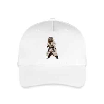 Sportliches Murmeltier - Kinder Bio Basecap - Weiß - Vorne